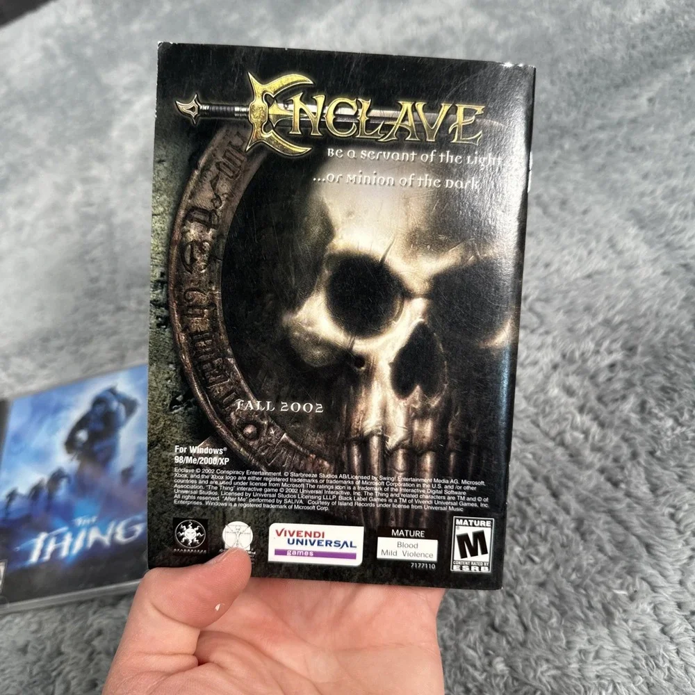The Thing (2002, PC CD-ROM Game) With Original Manual & Game Disc & Case